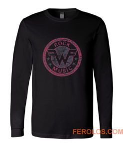 Weezer Logo Retro Rock Music Long Sleeve