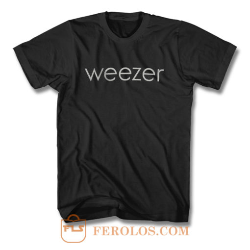 Weezer Simple Logo T Shirt