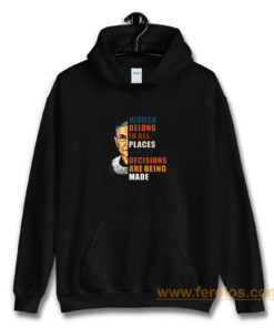 Women Belong In All Places Hoodie