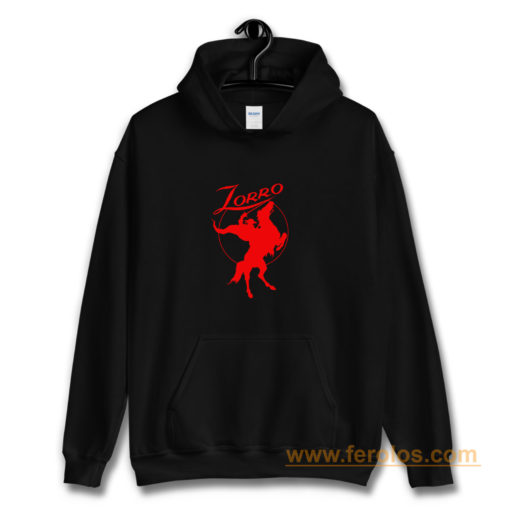 Zorro Red Horse Movie Character Hoodie