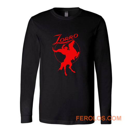 Zorro Red Horse Movie Character Long Sleeve