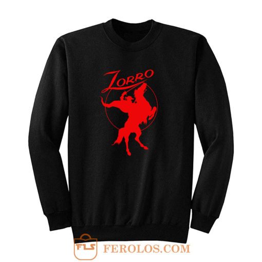 Zorro Red Horse Movie Character Sweatshirt