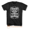 Awesome Dads Have Tattoos And Beards T Shirt