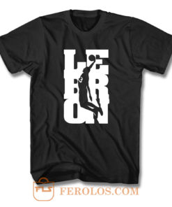 Cleveland Lebron James Jump T Shirt