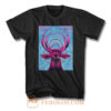 Deer Techno Q Dance Defqon Hardstyle Trippy Hipster T Shirt