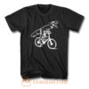 Dino On Bicycle T Shirt