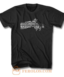 I Love Massachusetts T Shirt