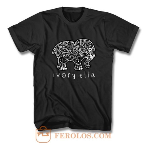 Ivory Ella Logo Parodi T Shirt