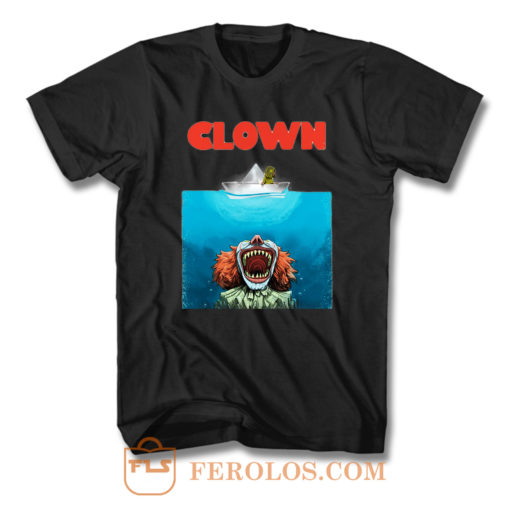 Jaws Parody I T Clown Movie F T Shirt