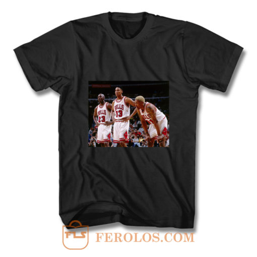 Jordan Pippen Rodman Bulls Players T Shirt