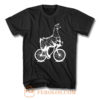 Llama On Bicycle T Shirt