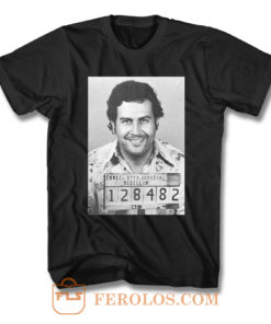 Mugshot Cocaine Pablo Escobar F T Shirt