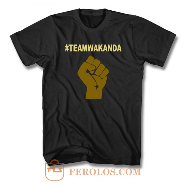 Team Wakanda Black Panther T Shirt