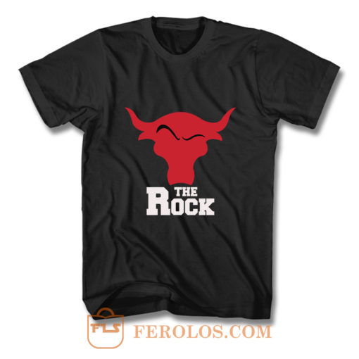 The Rock Funny Logo T Shirt