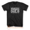 Zombie Chase Us The Walking Dead T Shirt