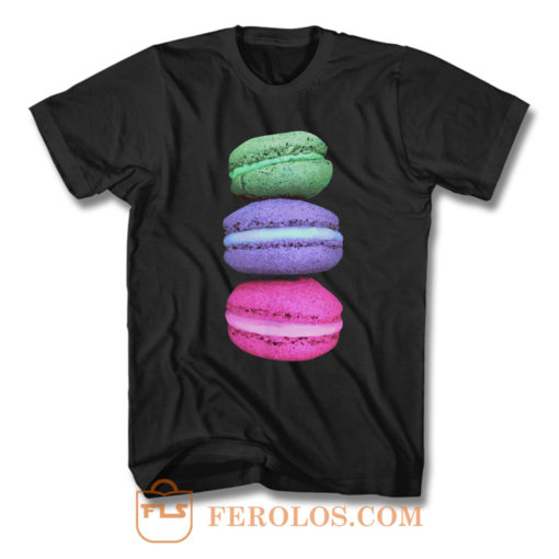 3 Macaroons French Cookie T Shirt
