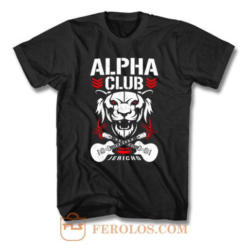 Alpha Club Chris Jericho Aew Wrestling T Shirt