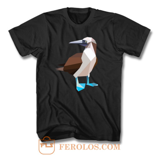 Blue Footed Boobie Low Poly Geometric T Shirt