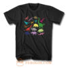 Dinosaur Silhouette Colour T Shirt