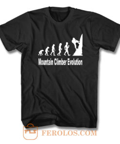 Evolution To Mountain Climber T Shirt