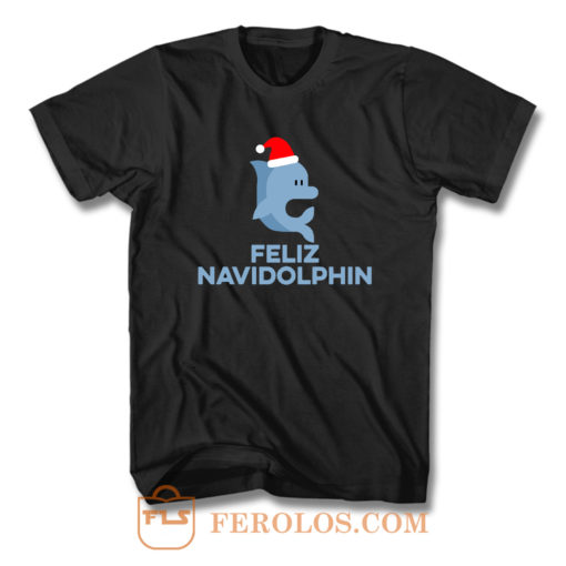 Feliz Navidolphin T Shirt