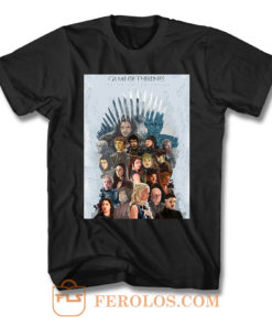 Game Of Thrones All Characters T Shirt