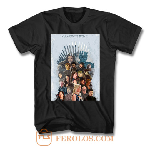 Game Of Thrones All Characters T Shirt