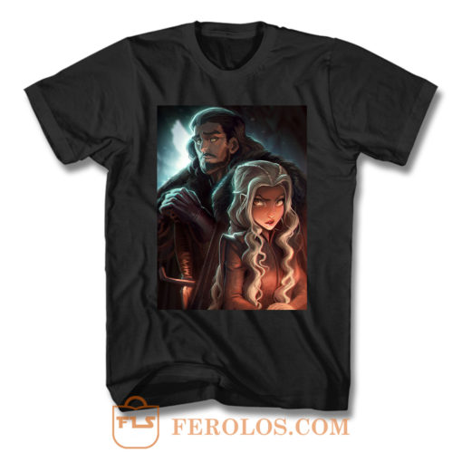 Game Of Thrones Jon Snow And Daenerys Targaryen T Shirt