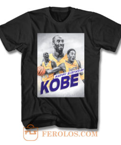 Happy 40th Birthday To The Mamba Kobe Bryant T Shirt