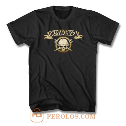 Ironworker Skull T Shirt