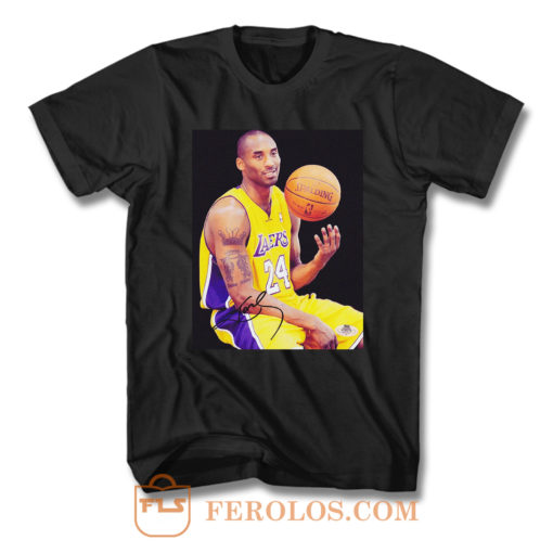 Kobe Bryant Autograph T Shirt