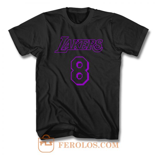 Kobe Bryant Lakers Eight T Shirt