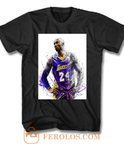 Kobe Bryant Painting Art T Shirt