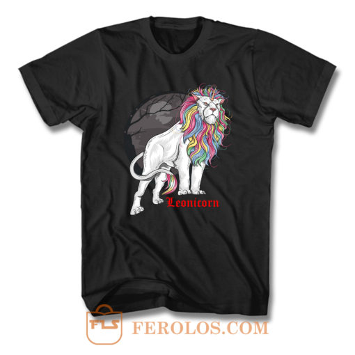 Leonicorn Colorful Unicorn Lion T Shirt