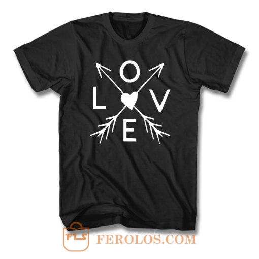 Love Arrow Valentines Day T Shirt