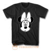 Minnie Mouse Black White T Shirt