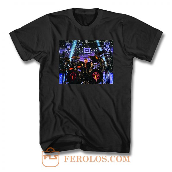Neil Peart Of Rush Drums T Shirt