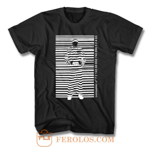 Prisoner Barcode Banksy Street T Shirt