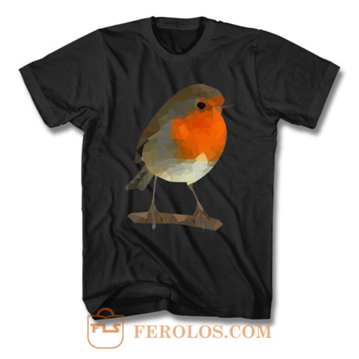 Robin Low Poly T Shirt