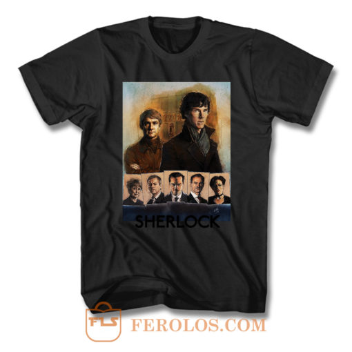 Sherlock Cast Portraits T Shirt