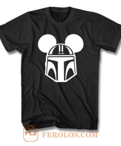 Star Wars Mando Mickey Ears T Shirt