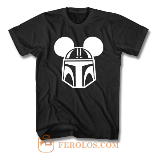 Star Wars Mando Mickey Ears T Shirt