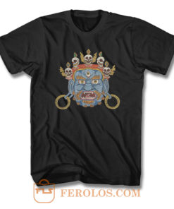 Tibet Demon Asian Punk Look T Shirt