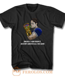 Tom Brady Thanos New England Football T Shirt
