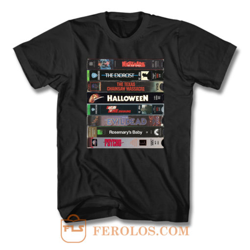 Vhs Horror T Shirt