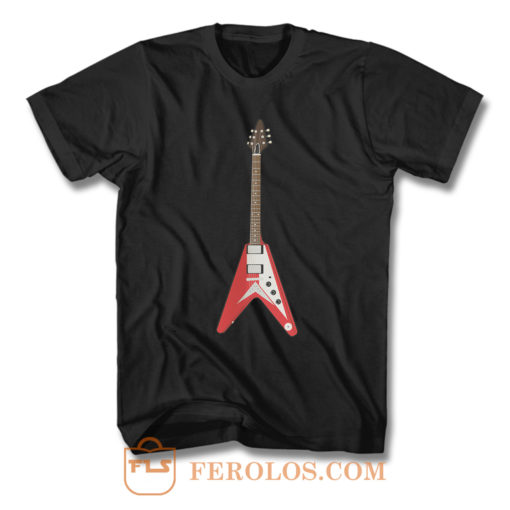 Vintage Flying V Guitar T Shirt