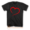 Vintage Heart Love T Shirt