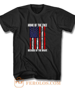 American Flag Veteran T Shirt