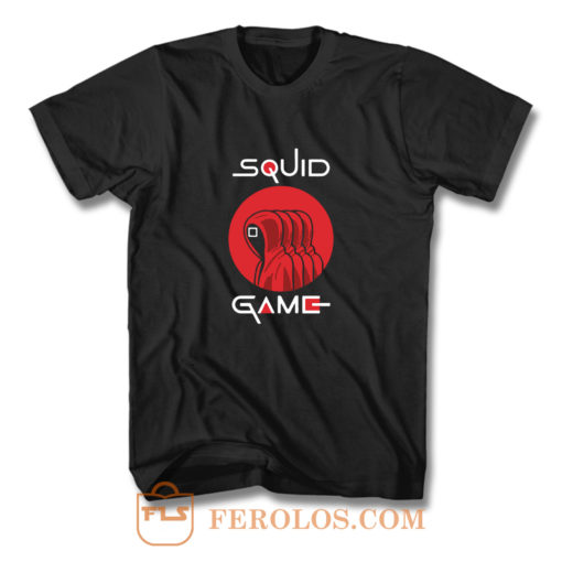 Squid Game Red Logo T Shirt