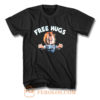 Childs Play Chucky Movie Free Hugs Retro Vintage T Shirt